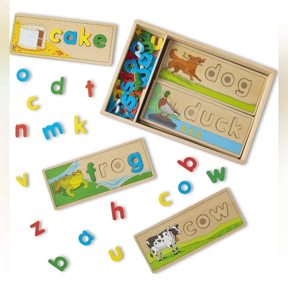 Melissa & Doug See & Spell Wooden Set